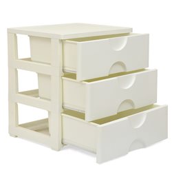 Nilkamal Chester Storage Drawer Series 32 Plastic Free Standing
