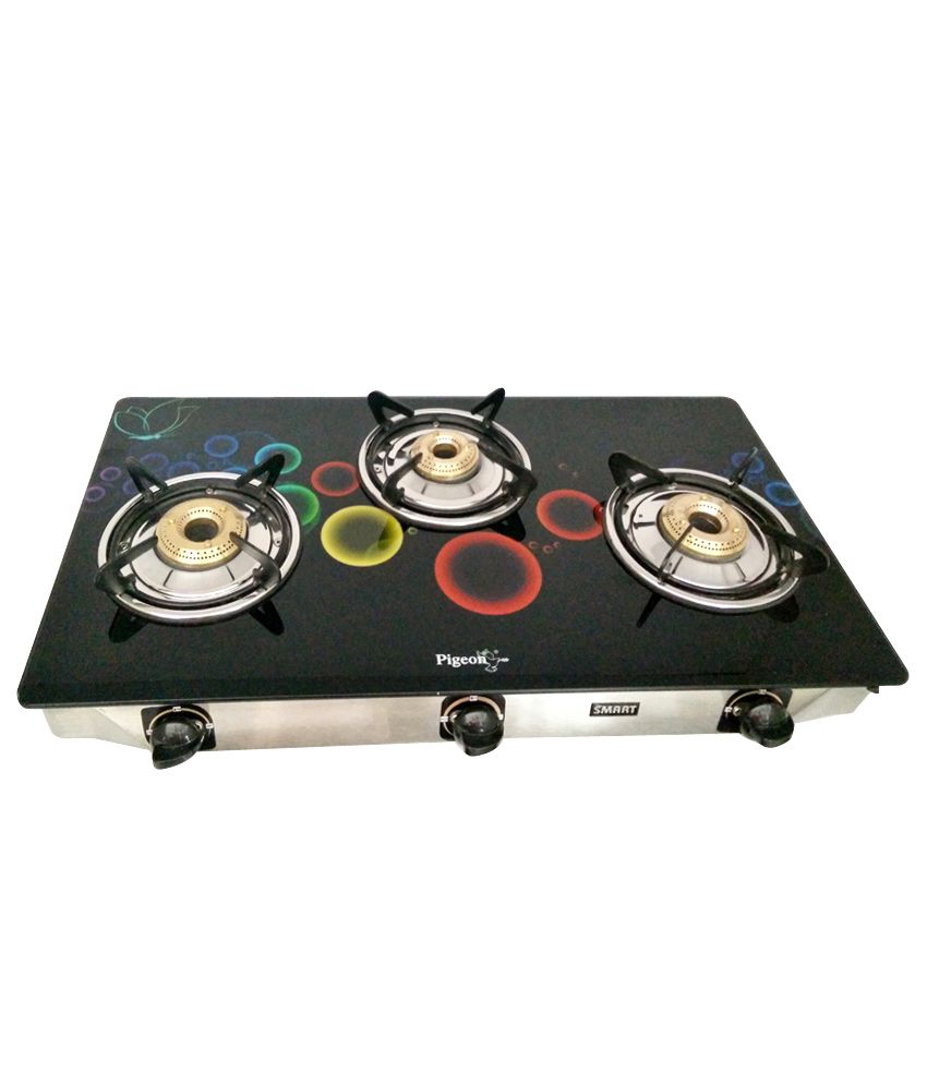 pigeon smart plus 3 burner gas stove
